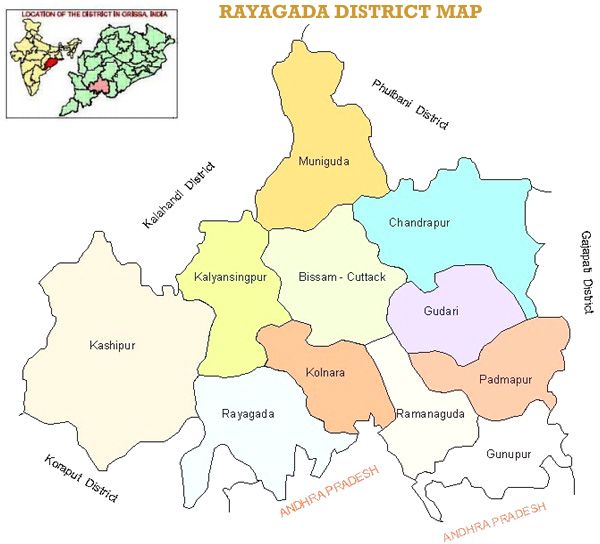 Rayagada Map