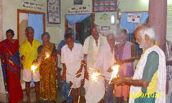 Old Age Home Diwali Celebration